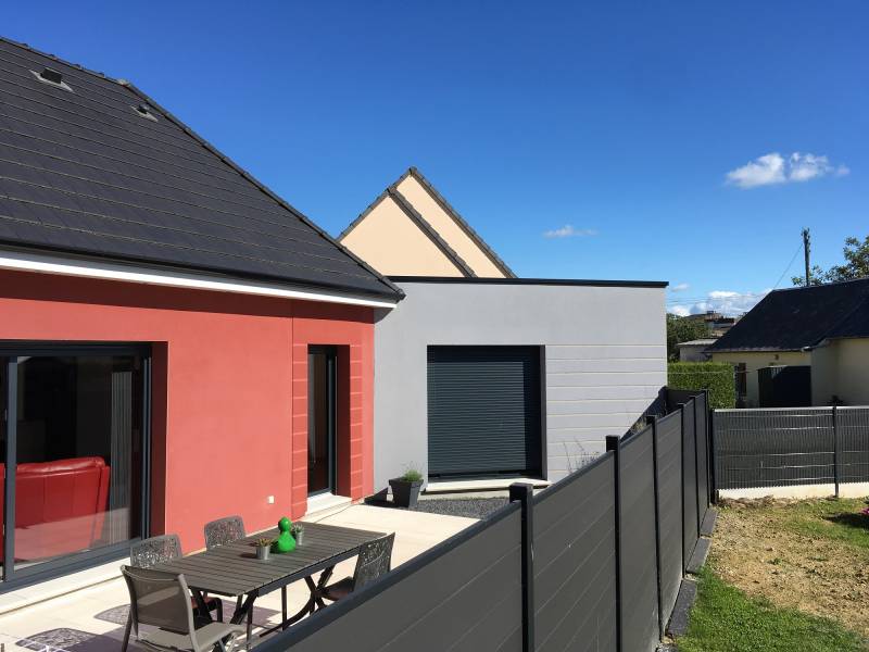 Maître d'oeuvre pour l'extension d'une maison moderne avec permis de construire proche Barentin