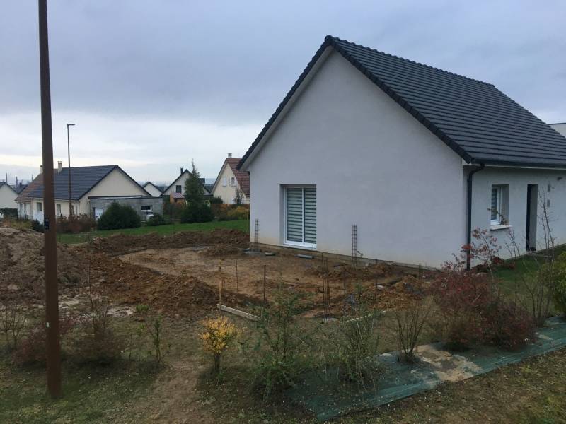 Projet d’agrandissement sur une maison individuelle avec création d'un salon proche Lillebonne