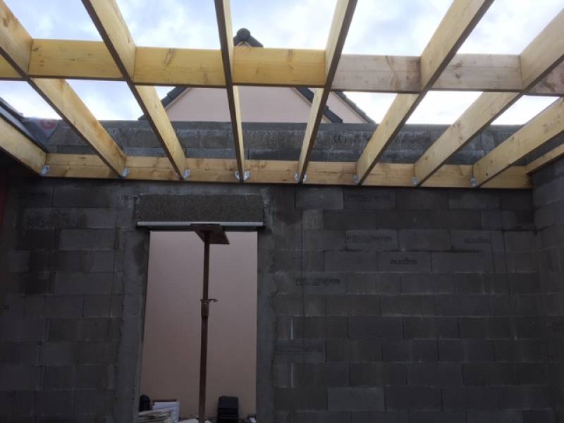 Maître d'oeuvre pour l'extension d'une maison moderne avec permis de construire proche Barentin