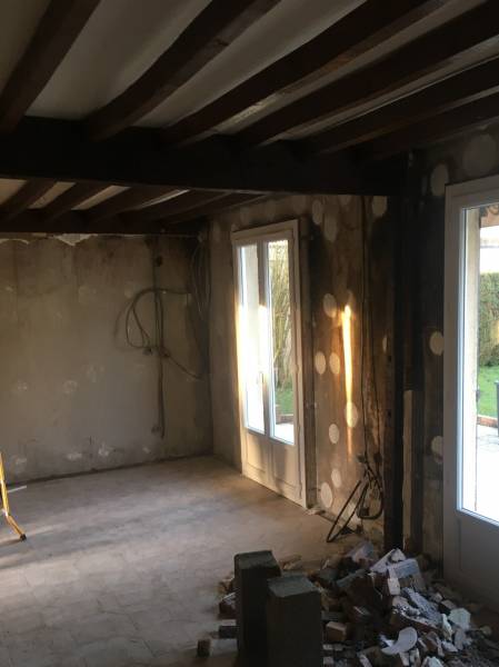 Rénovation intérieur d'une maison ancienne à Yvetot