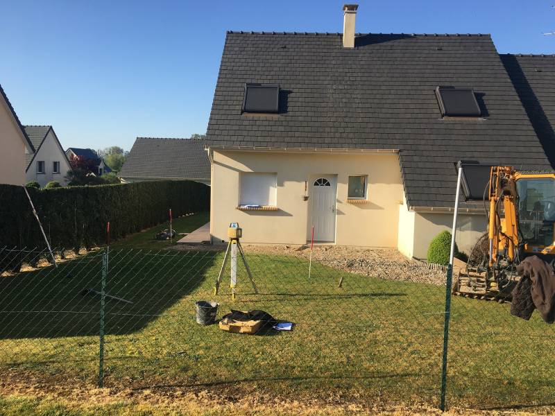 Extension d'une maison en ossature bois pour la création d'un salon d'hiver proche Rouen