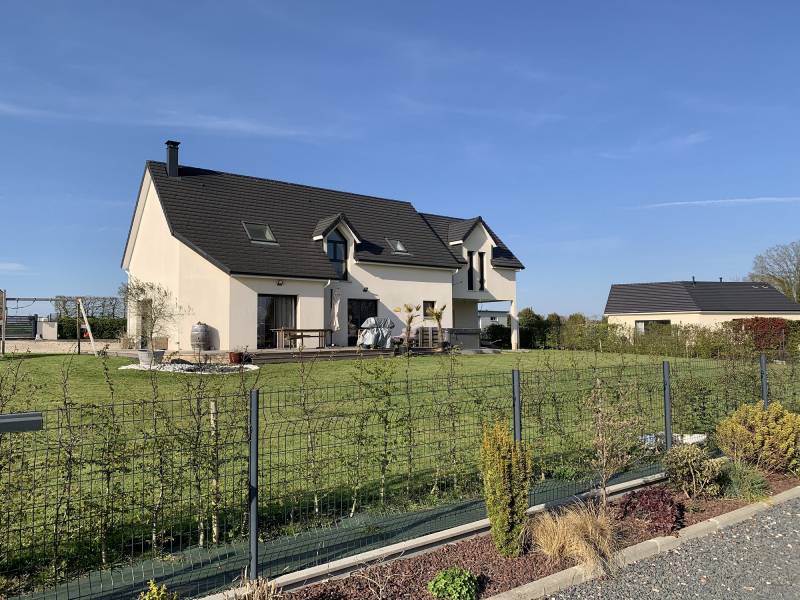 Construction d'une maison moderne avec étage proche de Rouen 76