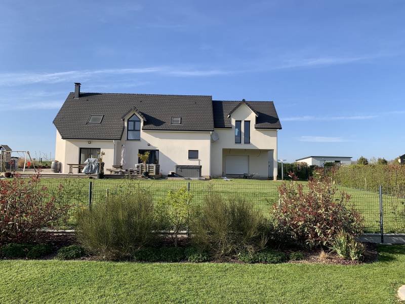 Construction d'une maison moderne avec étage proche de Rouen 76