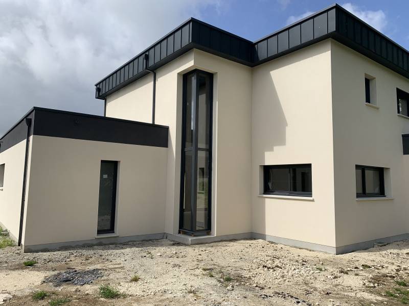 Constructeur de maisons cubiques modernes avec étage proche Dieppe 76