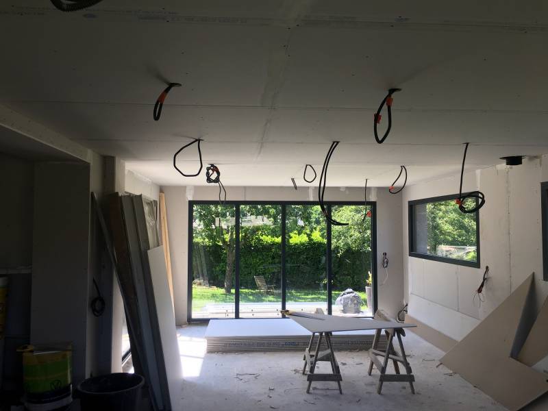 Réhabilitation et extension d'une maison contemporaine sur le secteur de Rouen 76