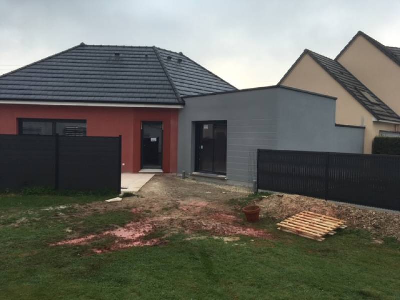 Maître d'oeuvre pour l'extension d'une maison moderne avec permis de construire proche Barentin
