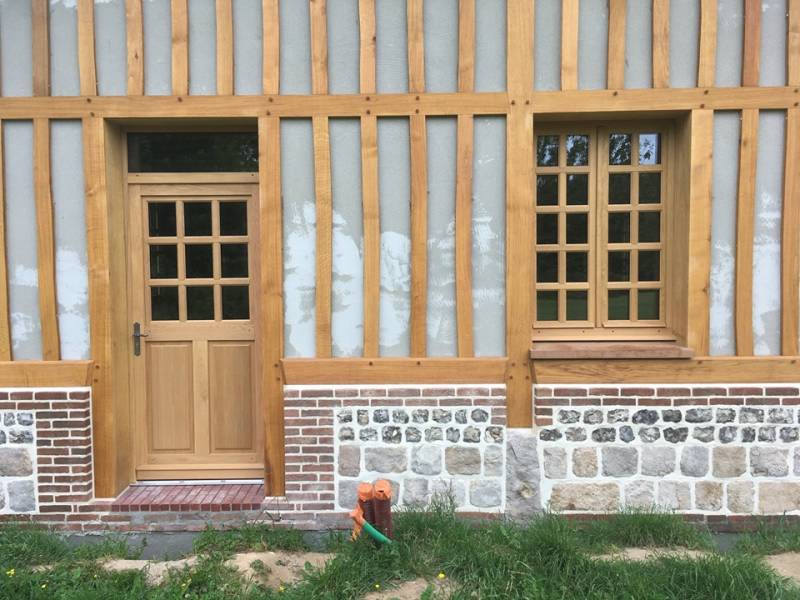 Construction d'une maison en colombages et de charme proche Veules les Roses en Normandie