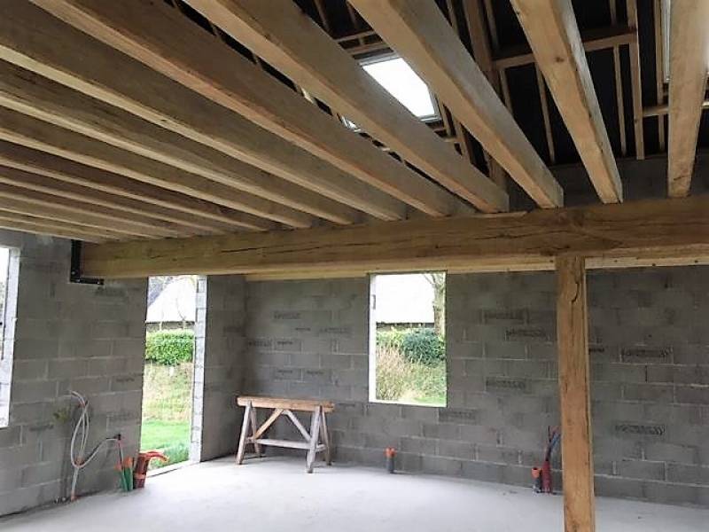 Construction d'une maison en colombages et de charme proche Veules les Roses en Normandie