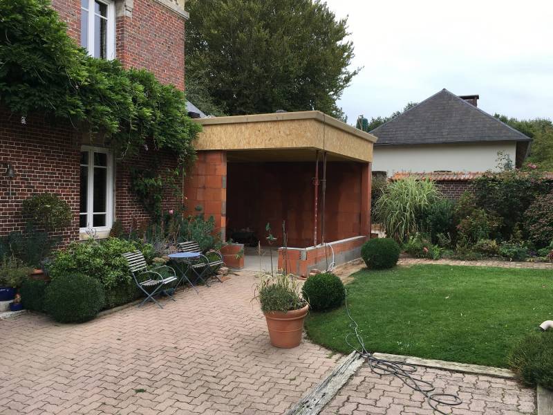 Maître d'œuvre pour l'agrandissement d'une cuisine et la création d'un espace salon d'hiver proche Yvetot