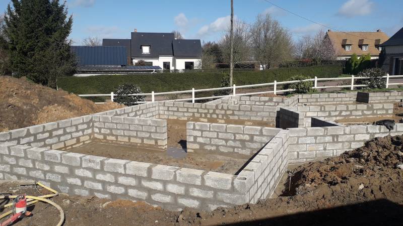 Maître d'œuvre pour la conception d'une maison neuve contemporaine proche de valliquerville