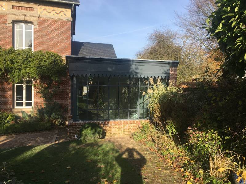 Maître d'œuvre pour l'agrandissement d'une cuisine et la création d'un espace salon d'hiver proche Yvetot