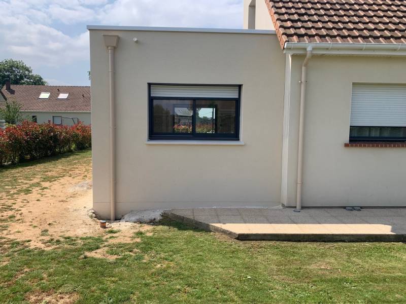 Agrandissement d'un pavillon avec étage pour la création d'un salon sur le secteur de Dieppe 76