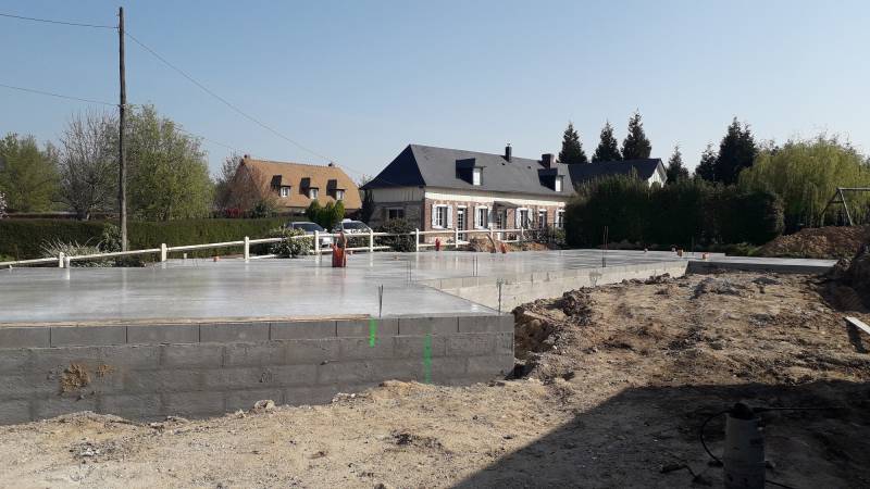 Maître d'œuvre pour la conception d'une maison neuve contemporaine proche de valliquerville