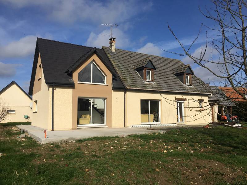 Agrandissement d'une maison individuelle pour créer un salon proche Bolbec