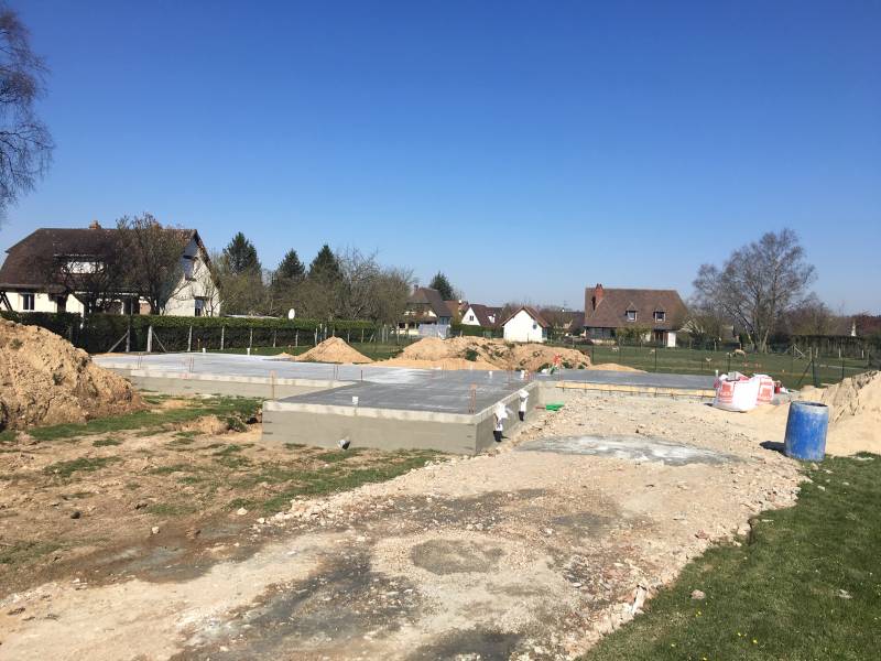 Projet de construction d'une maison neuve contemporaine proche Rouen 76