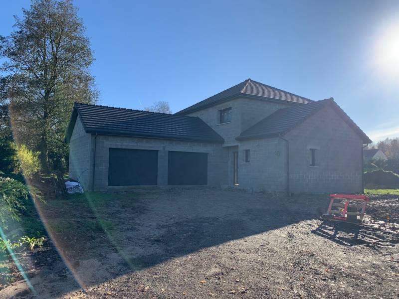 Construction d'une maison contemporaine sur Luneray 76 par notre société de maître d'oeuvre qualifié