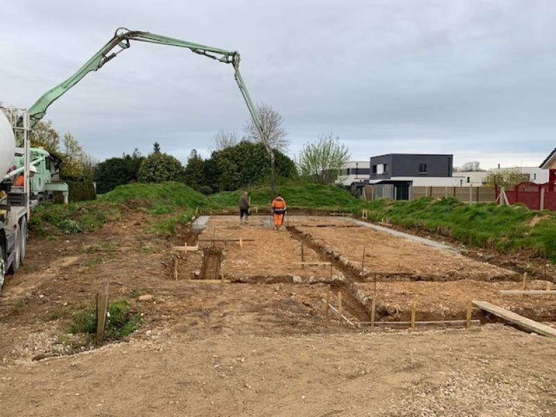 construction d'une maison individuelle à Yvetot
