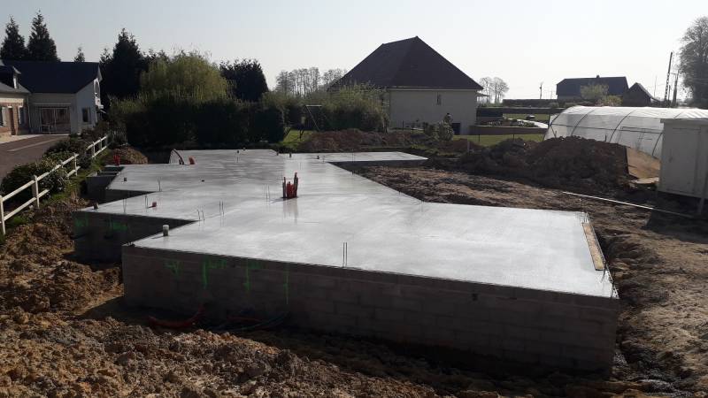 Maître d'œuvre pour la conception d'une maison neuve contemporaine proche de valliquerville