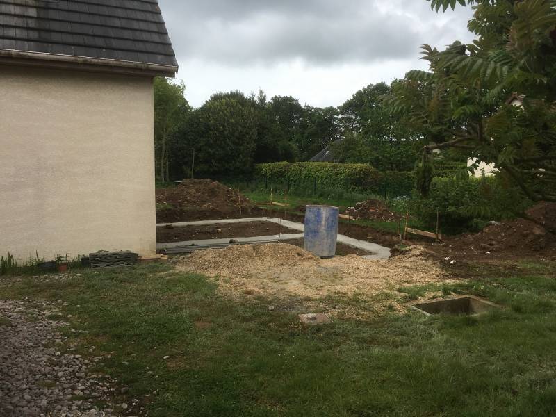 Agrandissement d'une maison individuelle pour créer un salon proche Bolbec